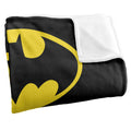 Multicoloured - Side - Batman Dad Logo Blanket