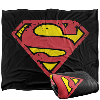 Multicoloured - Front - Superman Logo Blanket