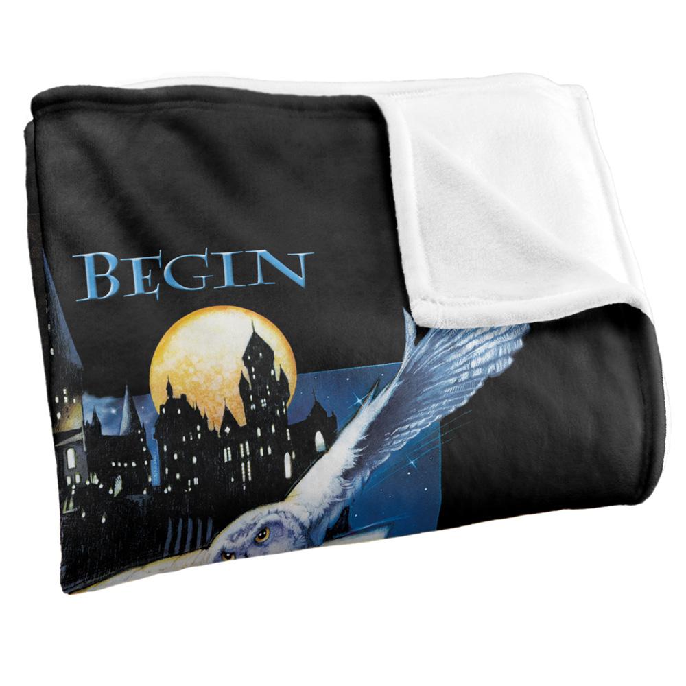 Multicoloured - Side - Harry Potter And The Philosopher´s Stone Movie Poster Blanket