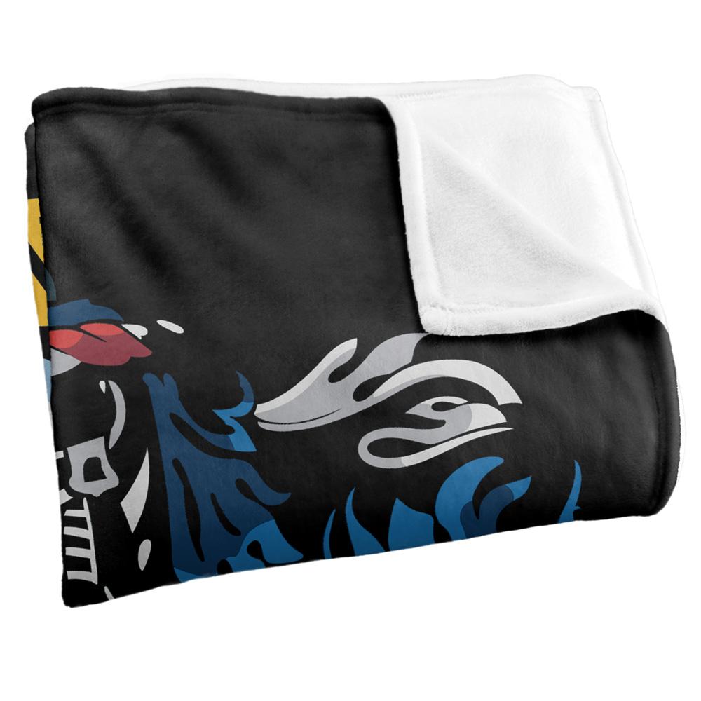 Multicoloured - Side - Harry Potter Ravenclaw Crest Blanket