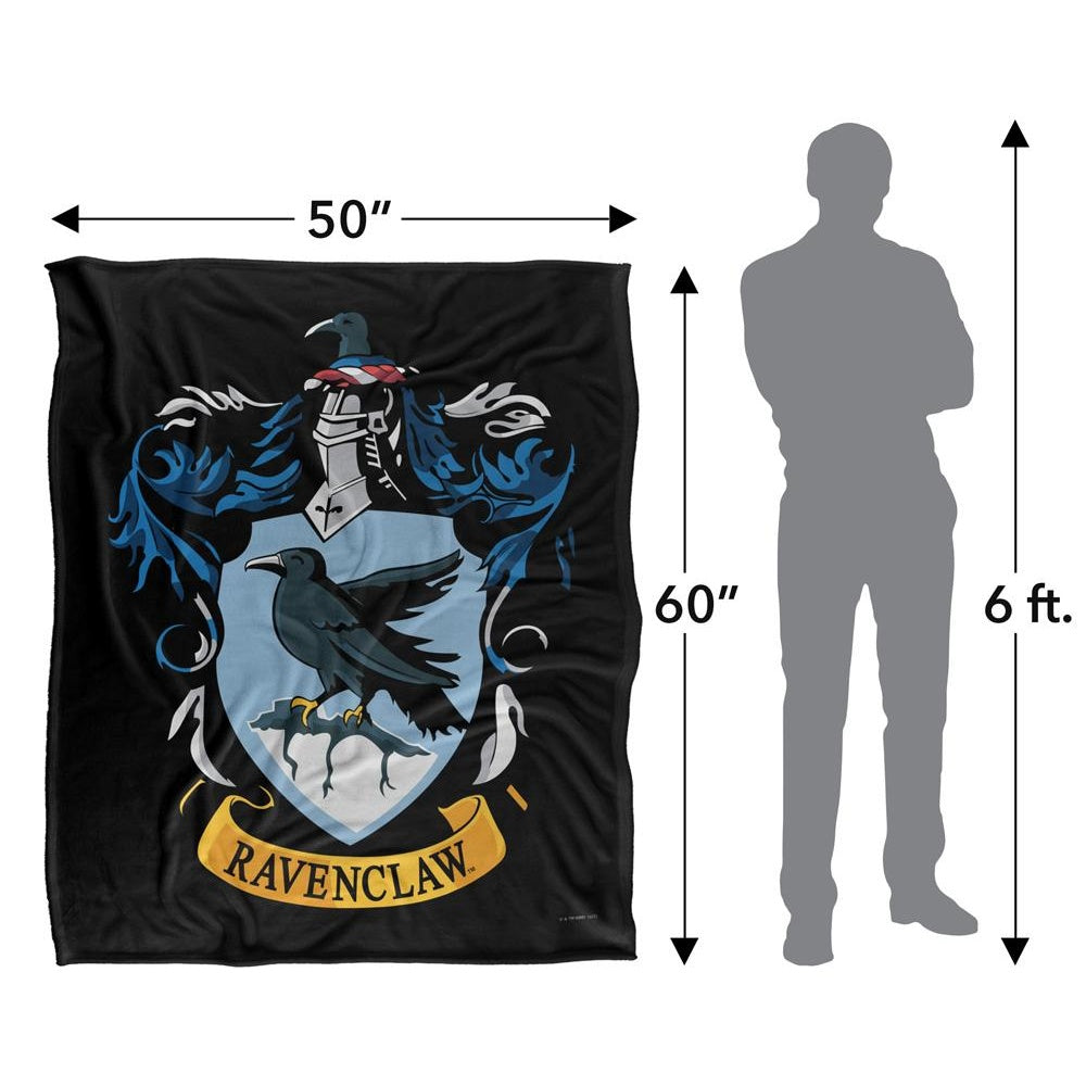 Multicoloured - Pack Shot - Harry Potter Ravenclaw Crest Blanket