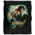 Multicoloured - Back - Harry Potter And The Chamber Of Secrets Movie Poster Blanket
