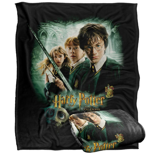 Multicoloured - Front - Harry Potter And The Chamber Of Secrets Movie Poster Blanket