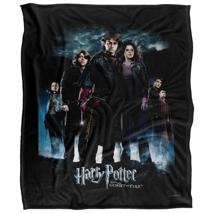 Multicoloured - Back - Harry Potter Goblet Of Fire Movi Poster Blanket