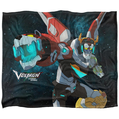 White - Back - Voltron Blanket