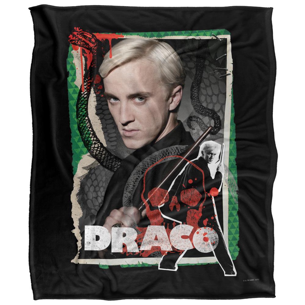 Multicoloured - Back - Harry Potter Pose Draco Malfoy Blanket