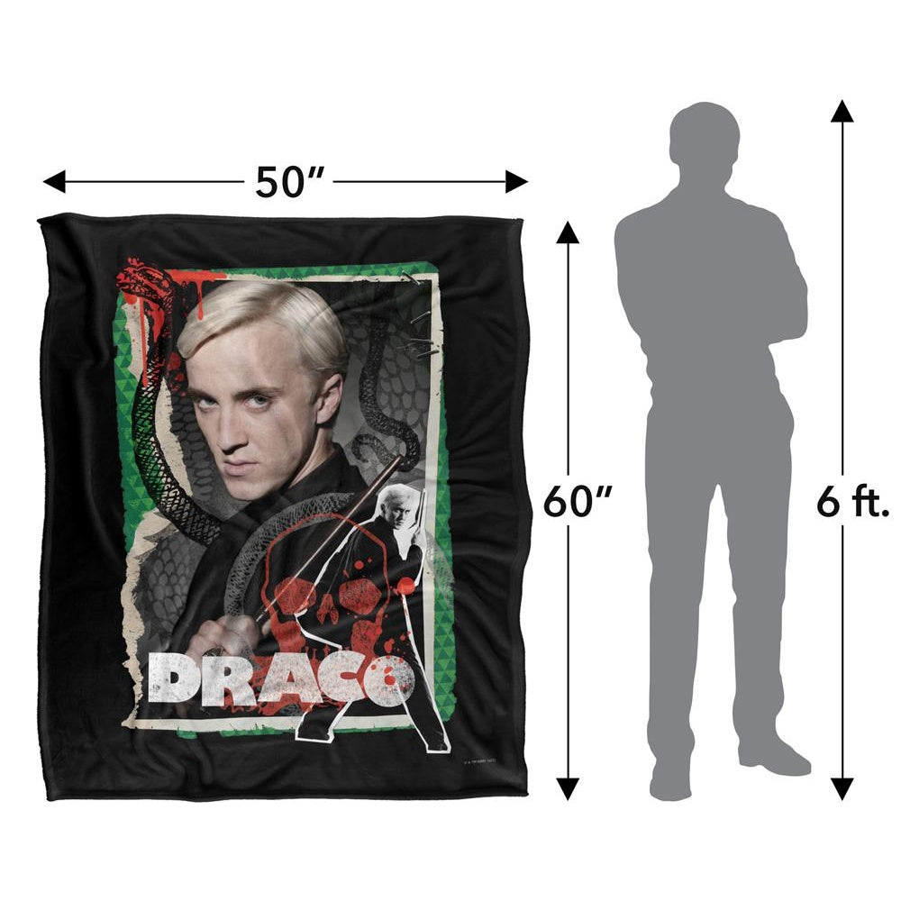 Multicoloured - Pack Shot - Harry Potter Pose Draco Malfoy Blanket