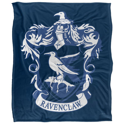 Multicoloured - Back - Harry Potter Ravenclaw Crest Blanket