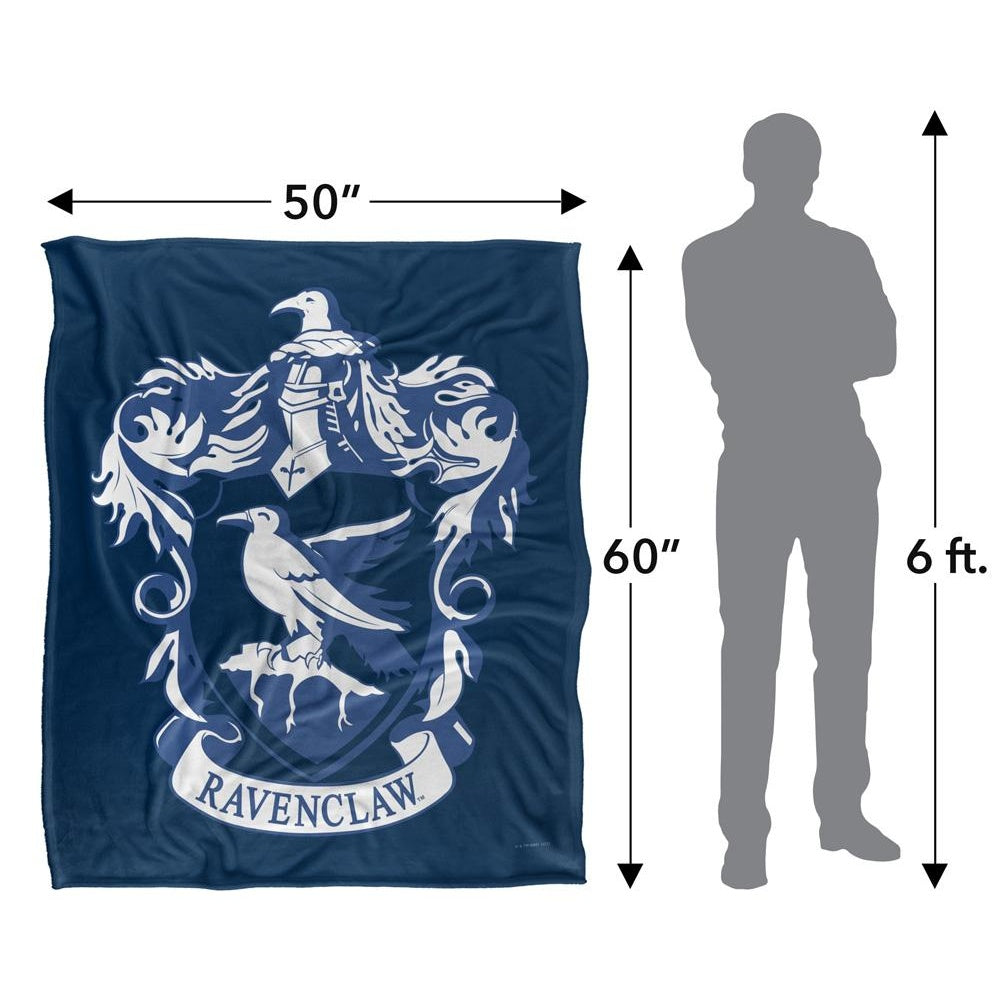 Multicoloured - Pack Shot - Harry Potter Ravenclaw Crest Blanket