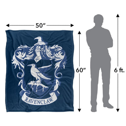 Multicoloured - Pack Shot - Harry Potter Ravenclaw Crest Blanket