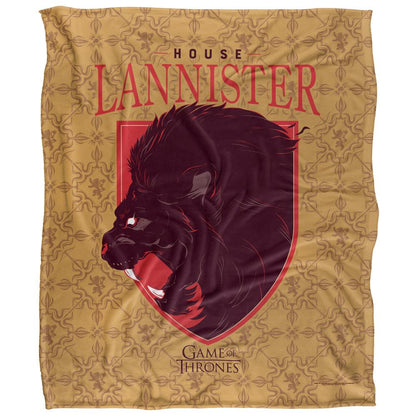 Multicoloured - Back - Game Of Thrones House Lannister Blanket