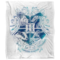 Multicoloured - Back - Harry Potter Hogwarts Abstract Blanket