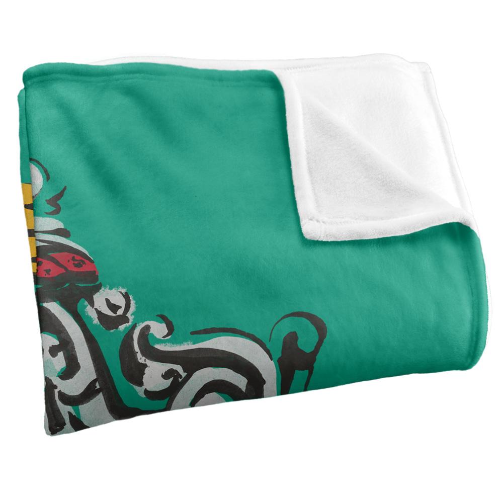 Multicoloured - Back - Harry Potter Slytherin Painted Blanket