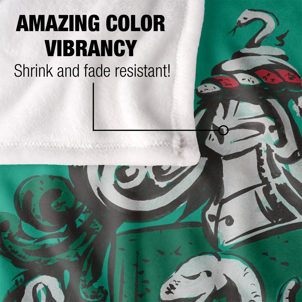 Multicoloured - Lifestyle - Harry Potter Slytherin Painted Blanket