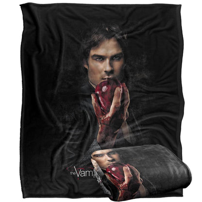 Multicoloured - Side - Vampire Diaries Apple Damon Blanket
