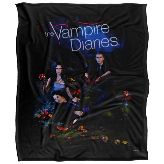Multicoloured - Front - Vampire Diaries Group Shot Blanket