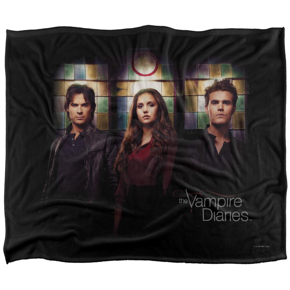 Multicoloured - Front - Vampire Diaries Group Pose Blanket