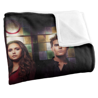 Multicoloured - Back - Vampire Diaries Group Pose Blanket