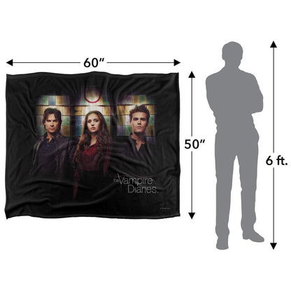 Multicoloured - Pack Shot - Vampire Diaries Group Pose Blanket