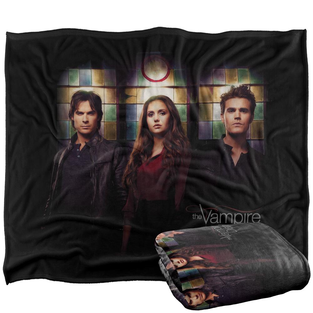 Multicoloured - Side - Vampire Diaries Group Pose Blanket