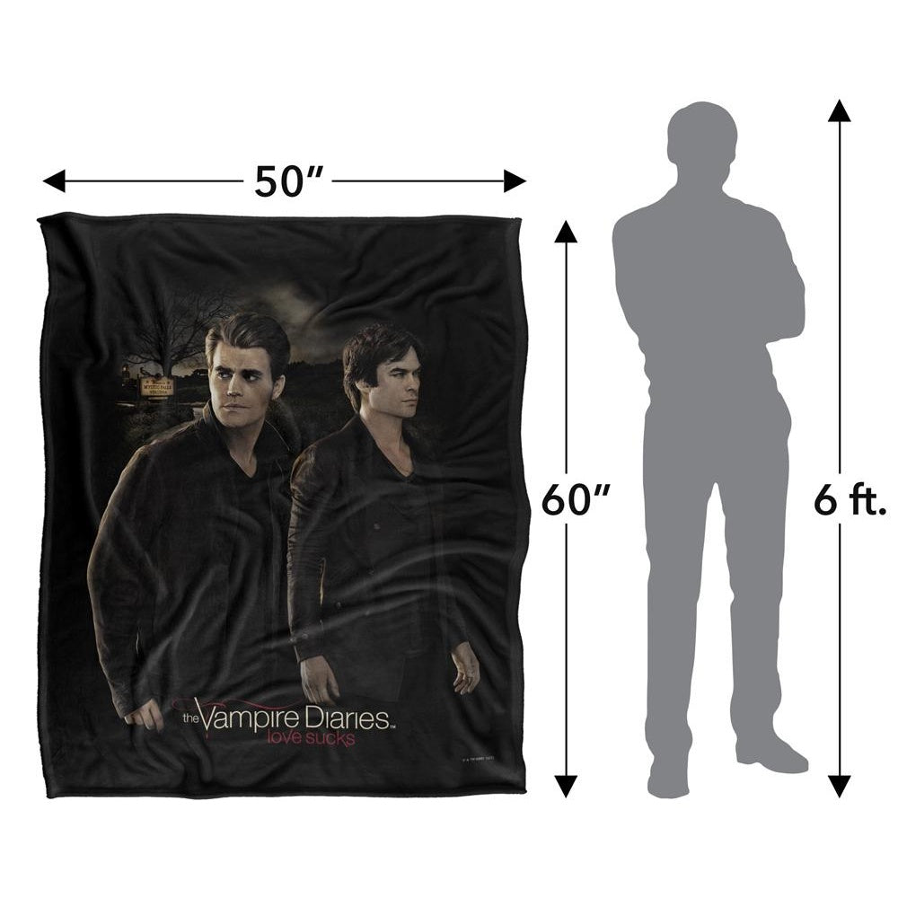 Multicoloured - Pack Shot - Vampire Diaries Love Sucks Blanket