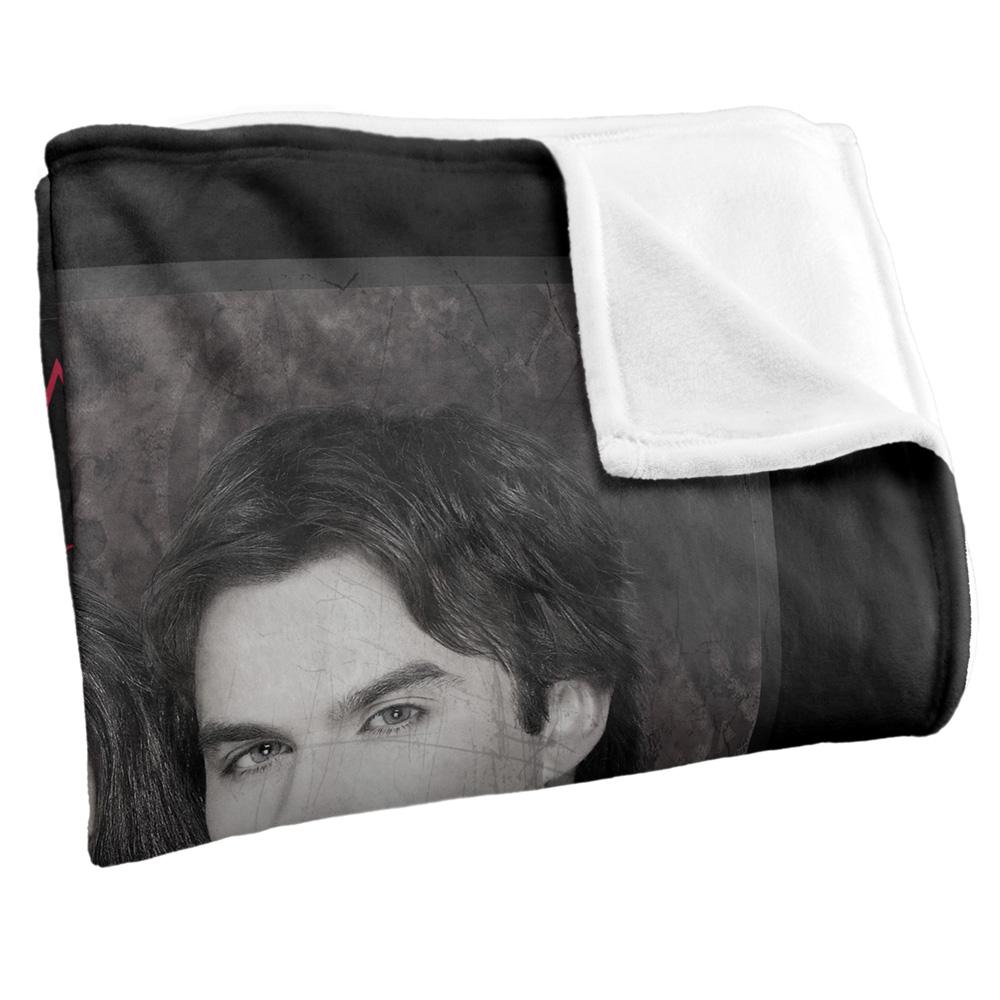Multicoloured - Back - Vampire Diaries Black and White Blanket