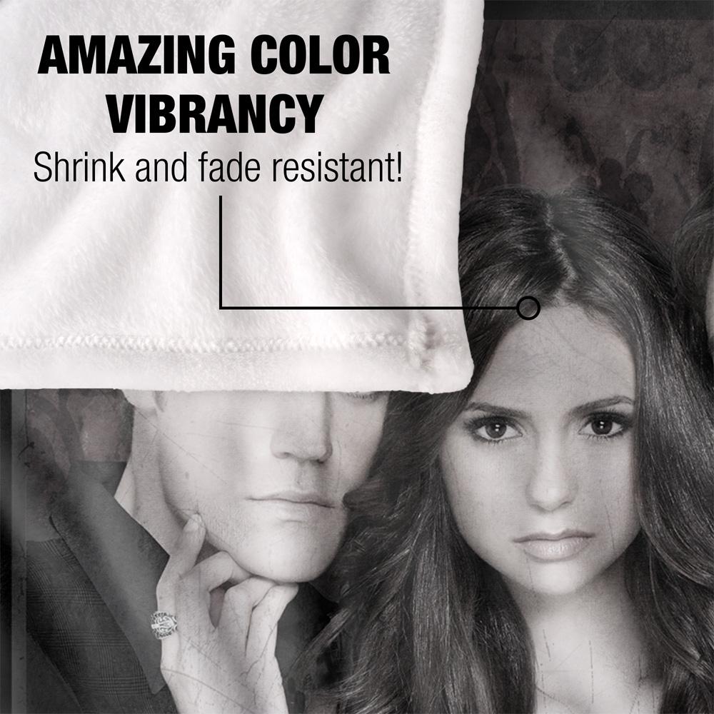 Multicoloured - Lifestyle - Vampire Diaries Black and White Blanket