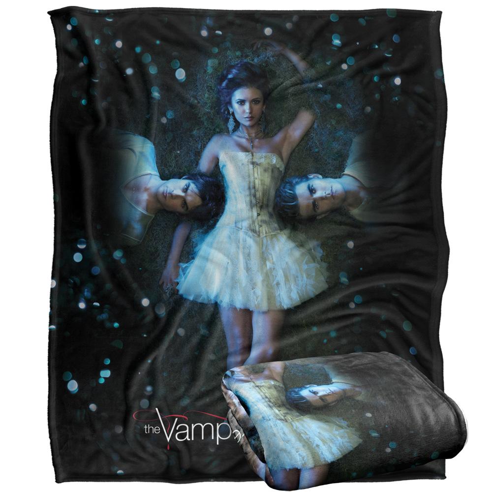 Multicoloured - Side - Vampire Diaries Glitter Blanket
