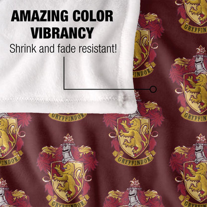Multicoloured - Lifestyle - Harry Potter Gryffindor Repeat Print Blanket