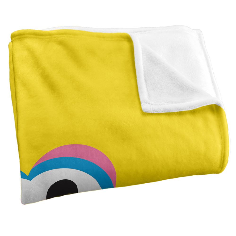 Multicoloured - Back - Sesame Street Head Big Bird Blanket
