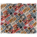 Multicoloured - Front - Harry Potter Chibi Characters Blanket