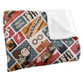 Multicoloured - Back - Harry Potter Chibi Characters Blanket