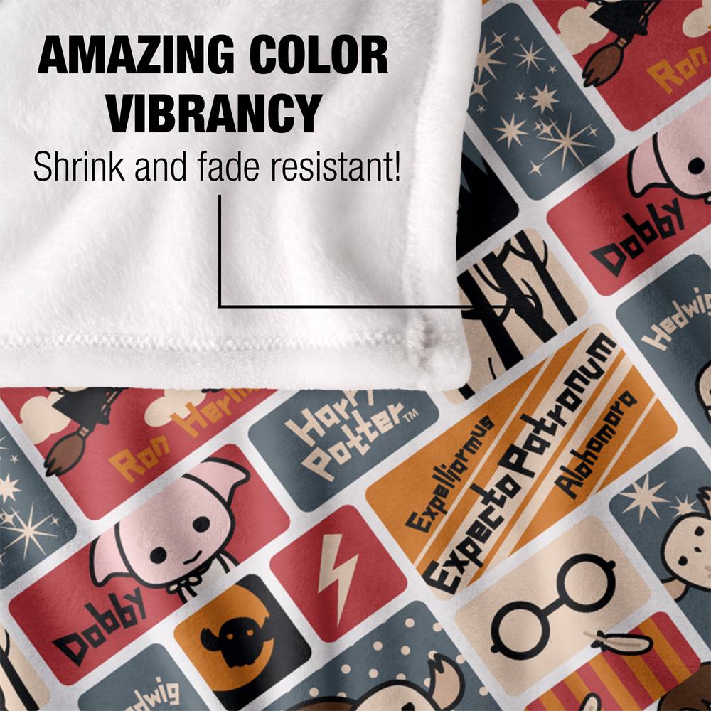 Multicoloured - Lifestyle - Harry Potter Chibi Characters Blanket