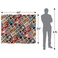 Multicoloured - Pack Shot - Harry Potter Chibi Characters Blanket