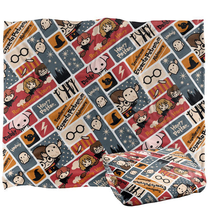 Multicoloured - Side - Harry Potter Chibi Characters Blanket