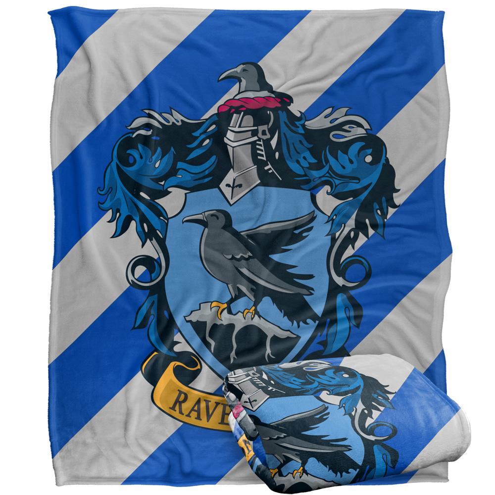 Multicoloured - Side - Harry Potter Ravenclaw Striped Blanket