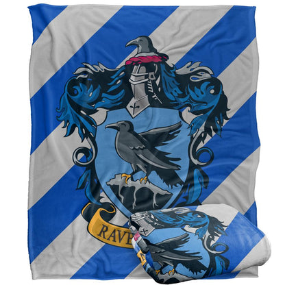 Multicoloured - Side - Harry Potter Ravenclaw Striped Blanket