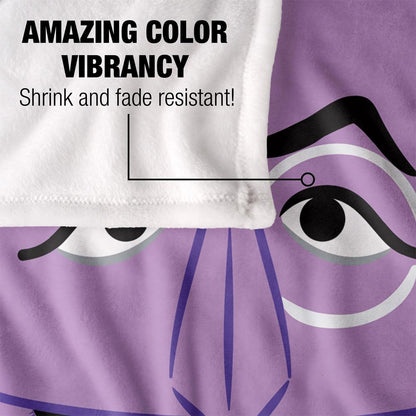 Multicoloured - Lifestyle - Sesame Street Face The Count Blanket