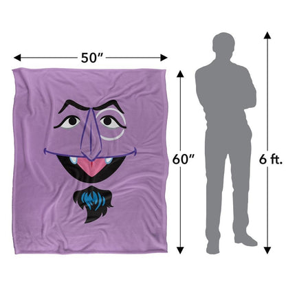 Multicoloured - Pack Shot - Sesame Street Face The Count Blanket