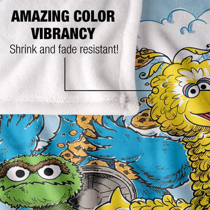 Multicoloured - Lifestyle - Sesame Street Retro Blanket