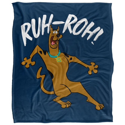 Multicoloured - Front - Scooby Doo Ruh Roh Blanket
