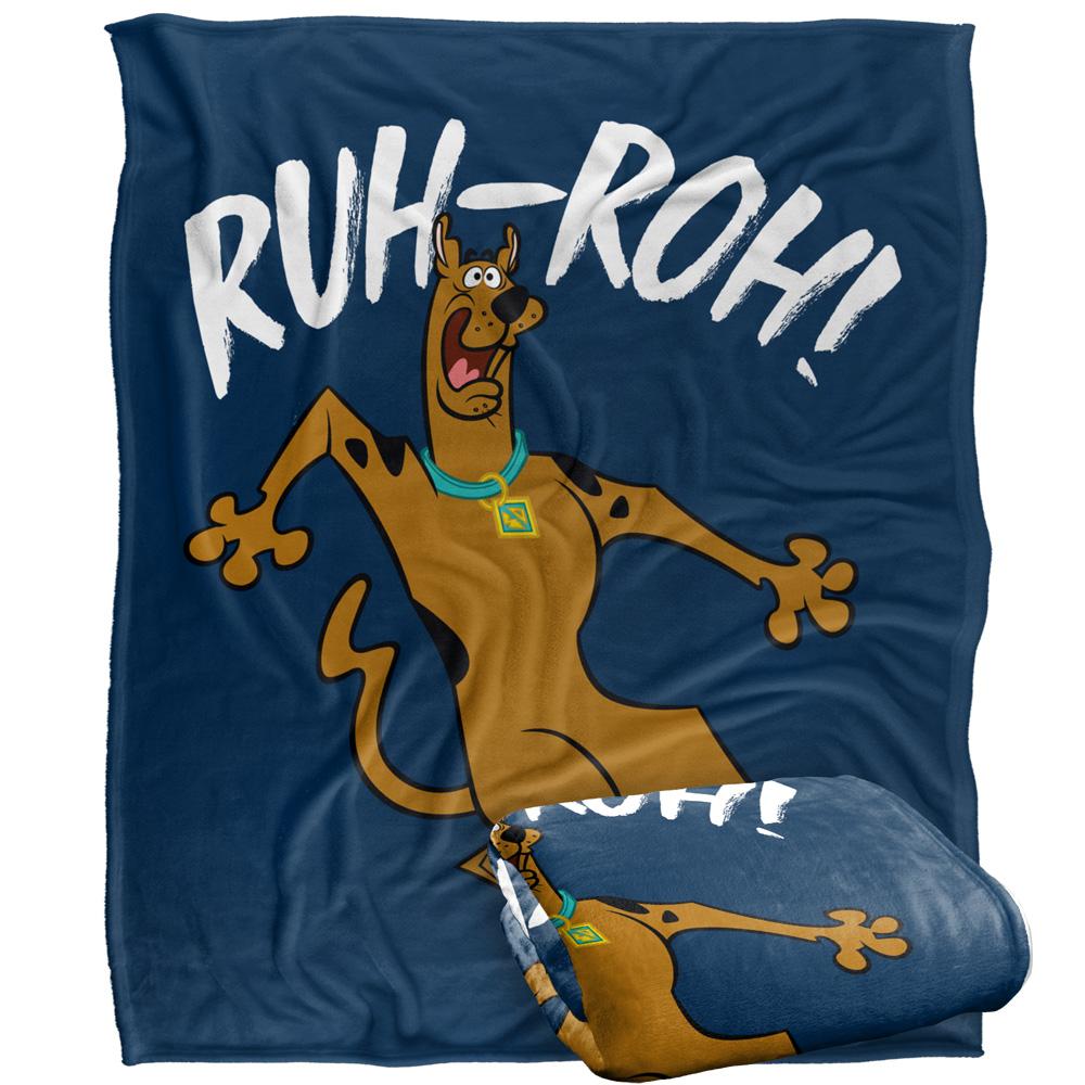Multicoloured - Side - Scooby Doo Ruh Roh Blanket