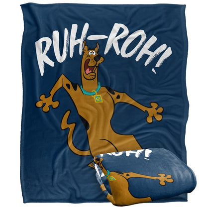 Multicoloured - Side - Scooby Doo Ruh Roh Blanket