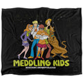 Multicoloured - Front - Scooby Doo Meddling Kids Blanket