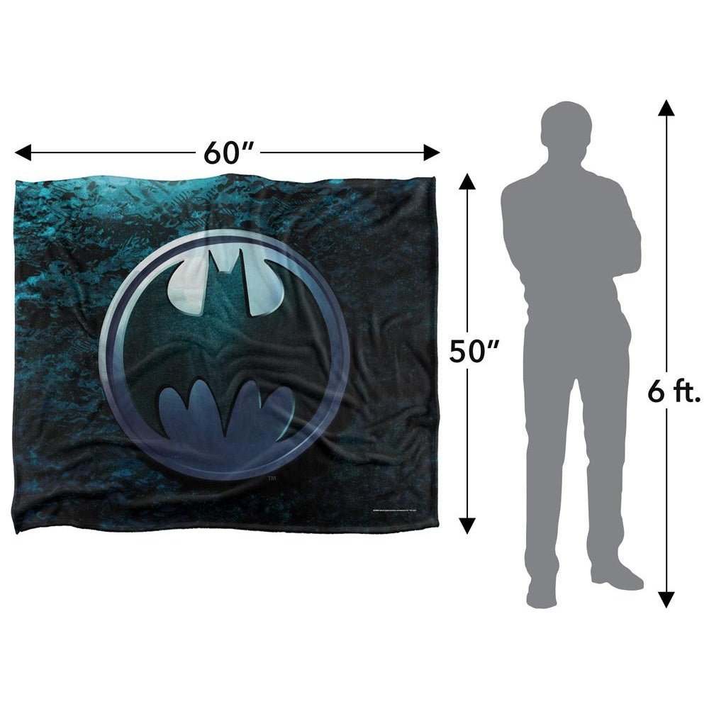 Multicoloured - Pack Shot - Batman Big Logo Blanket