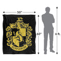 Multicoloured - Pack Shot - Harry Potter Hufflepuff Crest Blanket