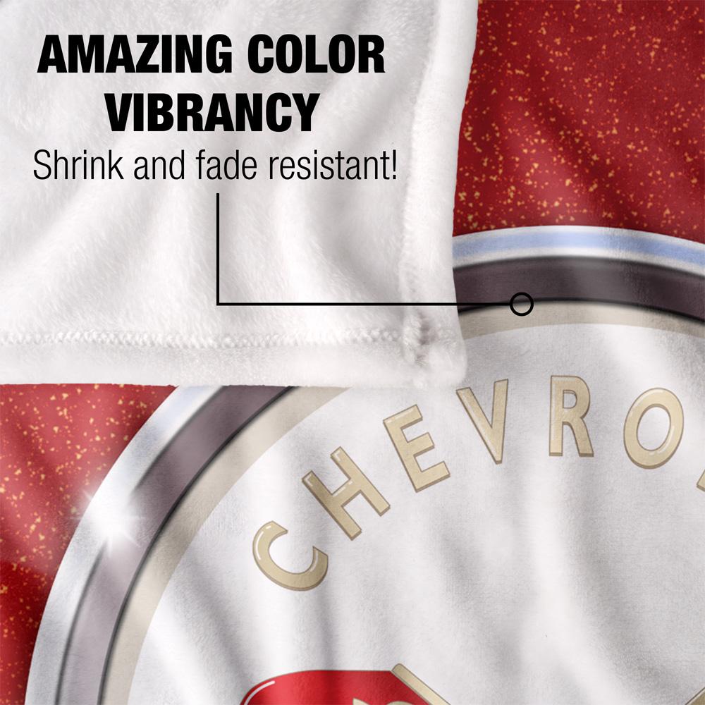 Multicoloured - Lifestyle - Chevrolet Corvette Logo Blanket