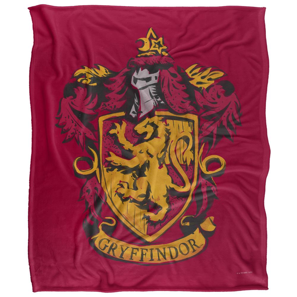 Multicoloured - Front - Harry Potter Gryffindor Painted Blanket