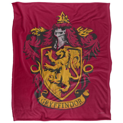 Multicoloured - Front - Harry Potter Gryffindor Painted Blanket