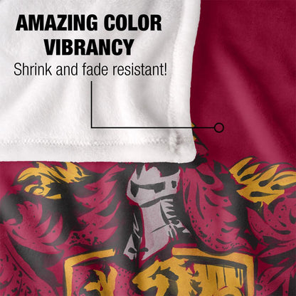 Multicoloured - Lifestyle - Harry Potter Gryffindor Painted Blanket